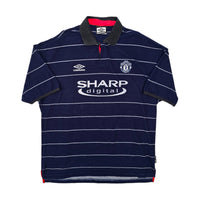 1999/00 Manchester United Away Football Shirt (XL) Umbro 16 Keane - Football Finery - FF305076