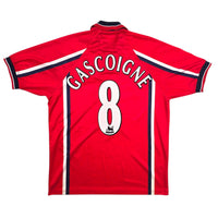 1999/00 Middlesbrough Home Football Shirt (L) Errea 8 Gascoigne - Football Finery - FF306291