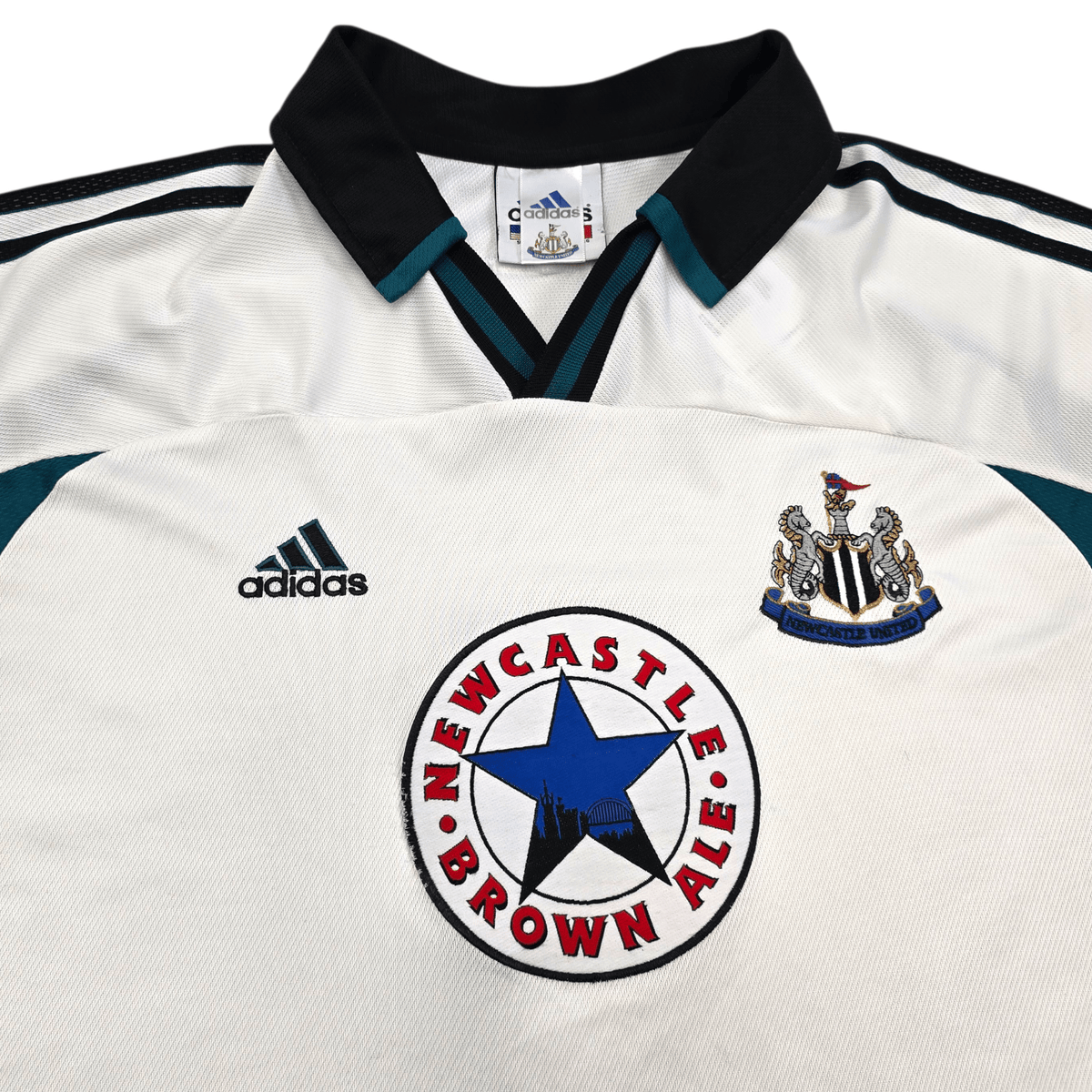1999/00 Newcastle United Away Football Shirt (L) Adidas - Football Finery - FF303225