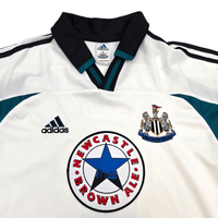 1999/00 Newcastle United Away Football Shirt (S) Adidas 9 Shearer - Football Finery - FF303886