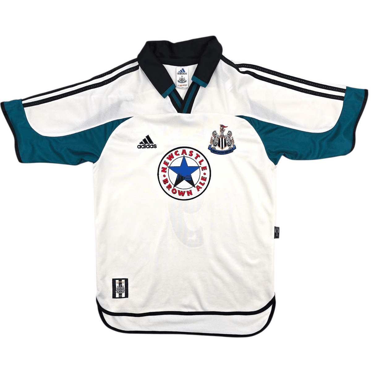 1999/00 Newcastle United Away Football Shirt (S) Adidas 9 Shearer - Football Finery - FF303886