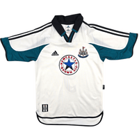 1999/00 Newcastle United Away Football Shirt (S) Adidas 9 Shearer - Football Finery - FF303886