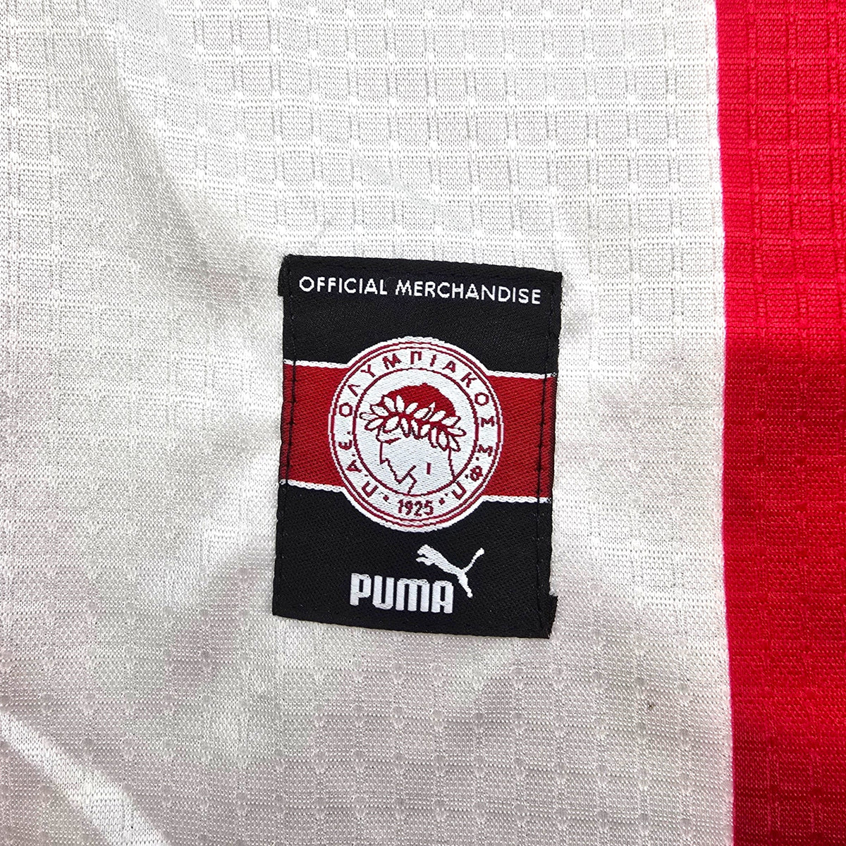 1999/00 Olympiakos Home Football Shirt (XL) Puma 11 Djordjevic - Football Finery - FF305538
