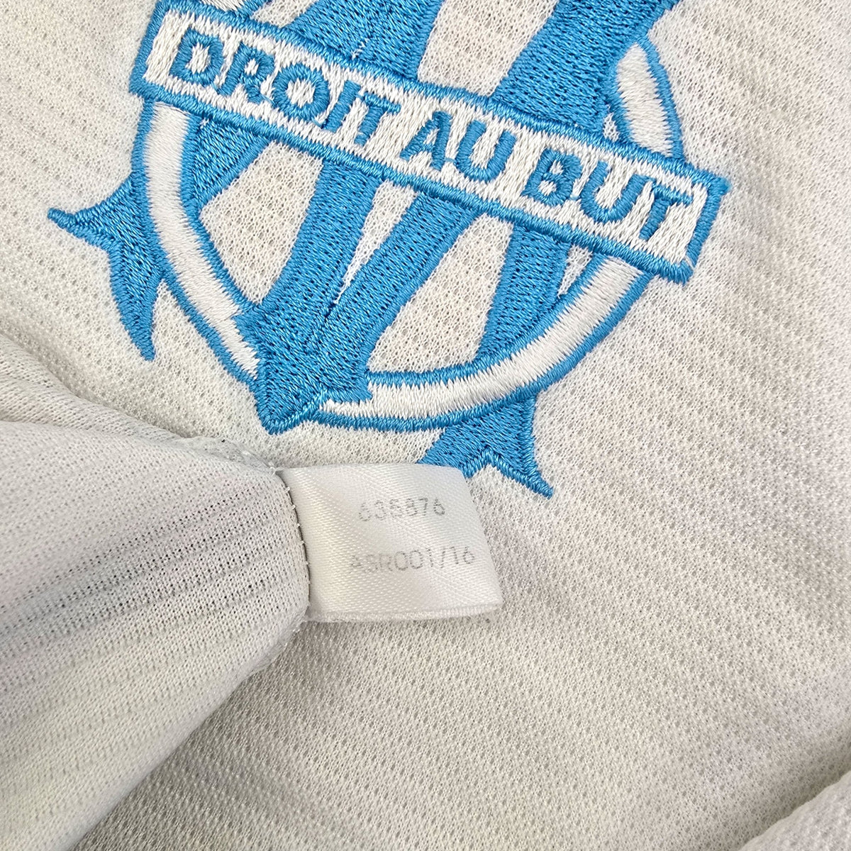 1999/00 Olympique Marseille Home Football Shirt (L) Adidas #11 Ravanelli - Football Finery - FF204479