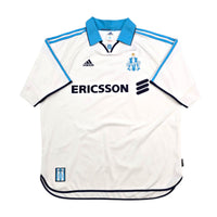 1999/00 Olympique Marseille Home Football Shirt (XL) Adidas - Football Finery - FF306717