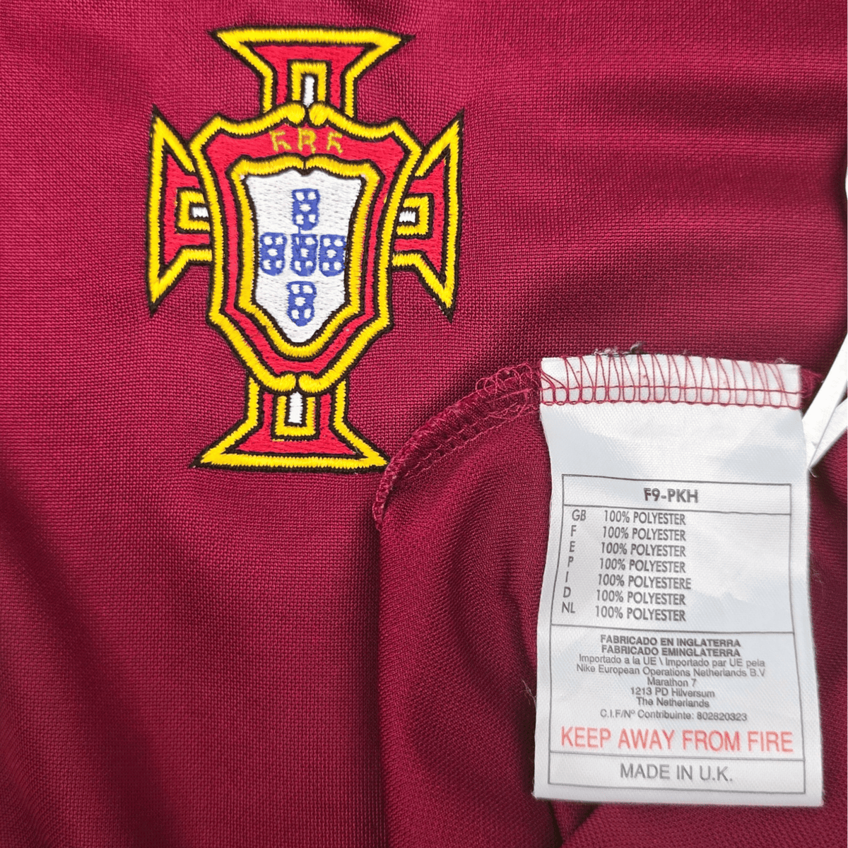 1999/00 Portugal Home Football Shirt (XL) Nike 7 Figo - Football Finery - FF304577