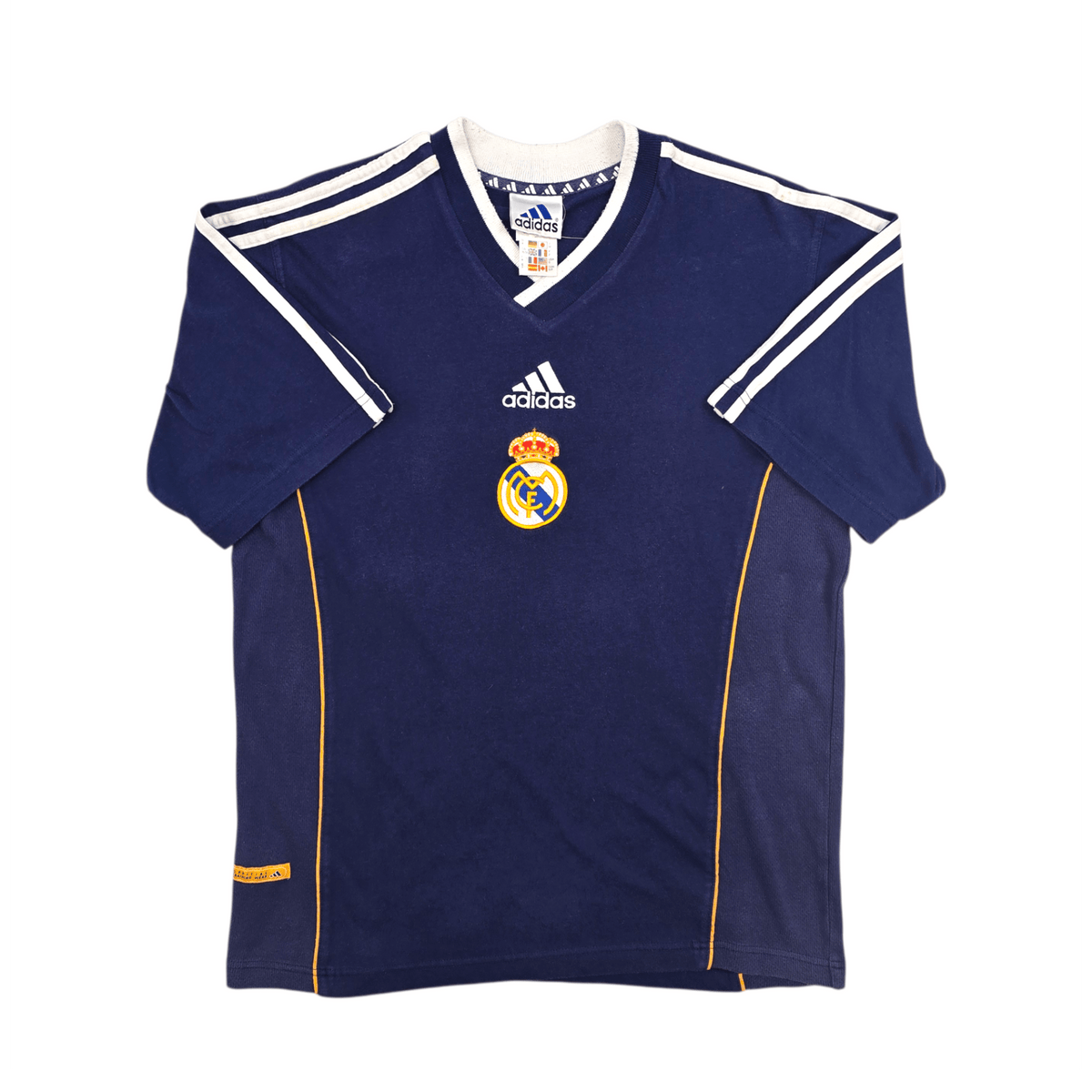 1999/00 Real Madrid Training Shirt (M) Adidas - Football Finery - FF304085