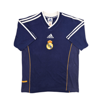 1999/00 Real Madrid Training Shirt (M) Adidas - Football Finery - FF304085