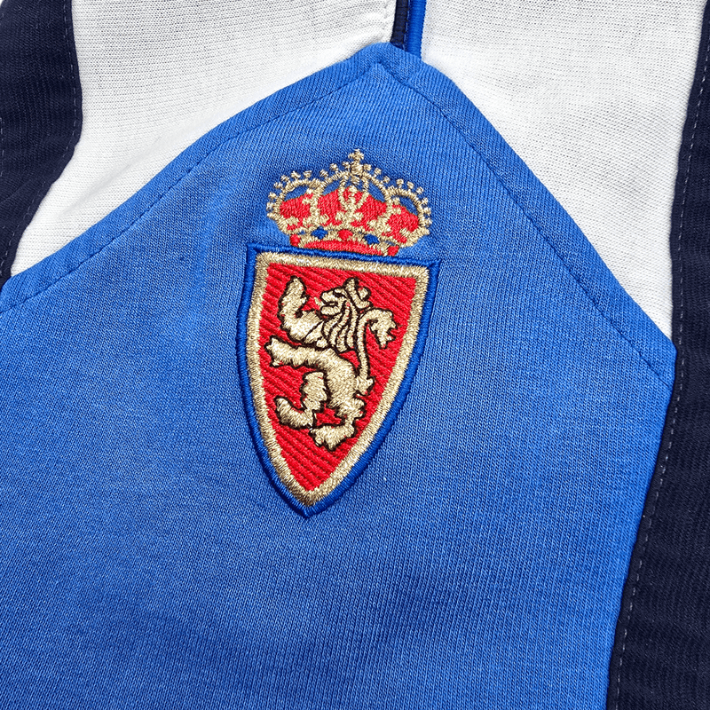 1999/00 Real Zaragoza Training Sweater (XL) Luanvi - Football Finery - FF204608