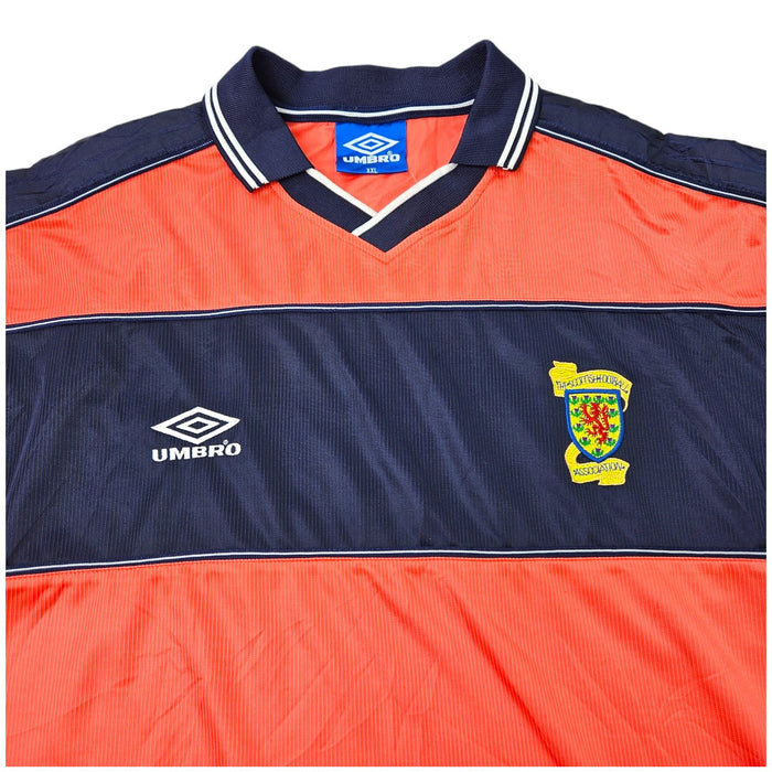 1999/00 Scotland Away Football Shirt (2XL) Umbro - Football Finery - FF203465