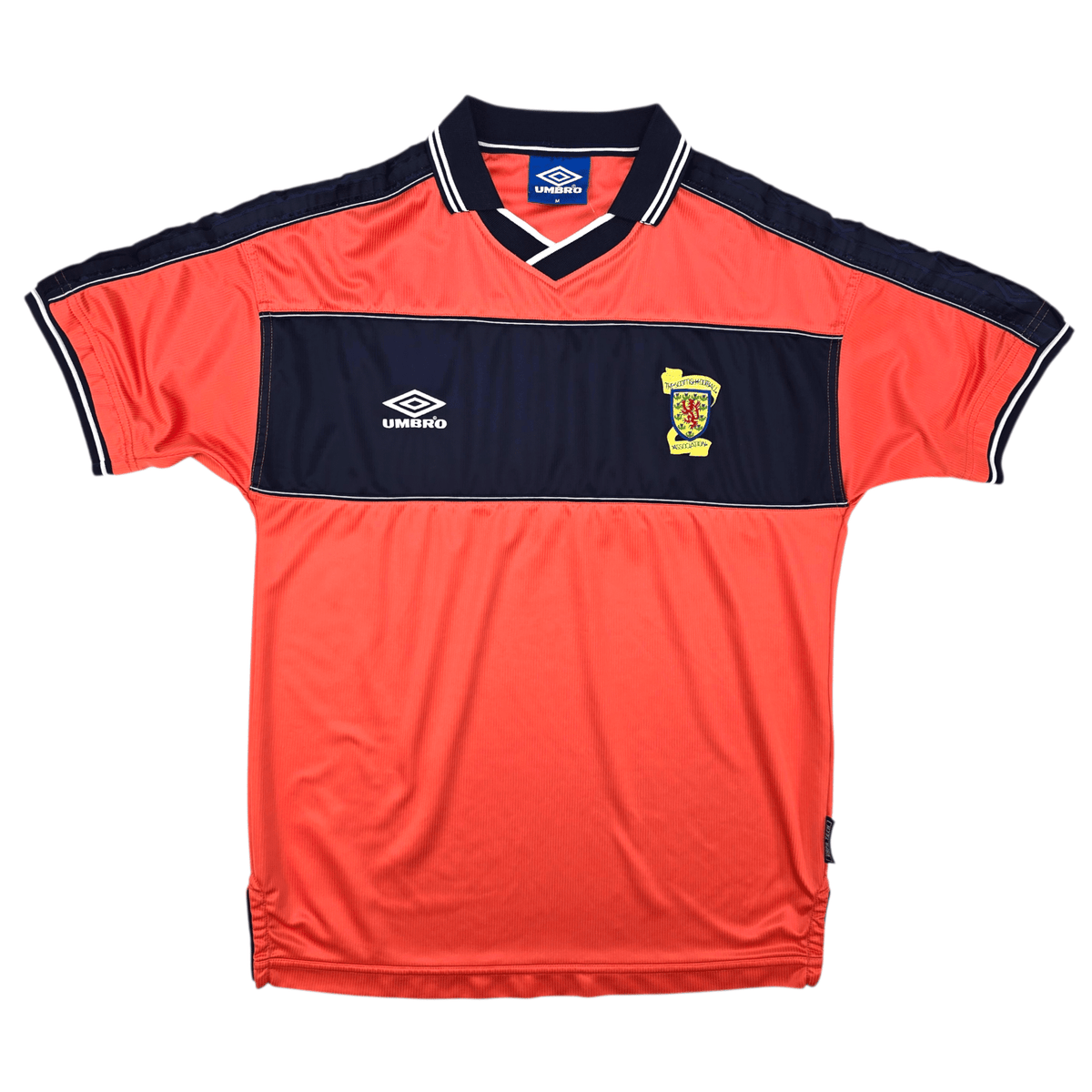 1999/00 Scotland Away Football Shirt (M) Umbro - Football Finery - FF301787