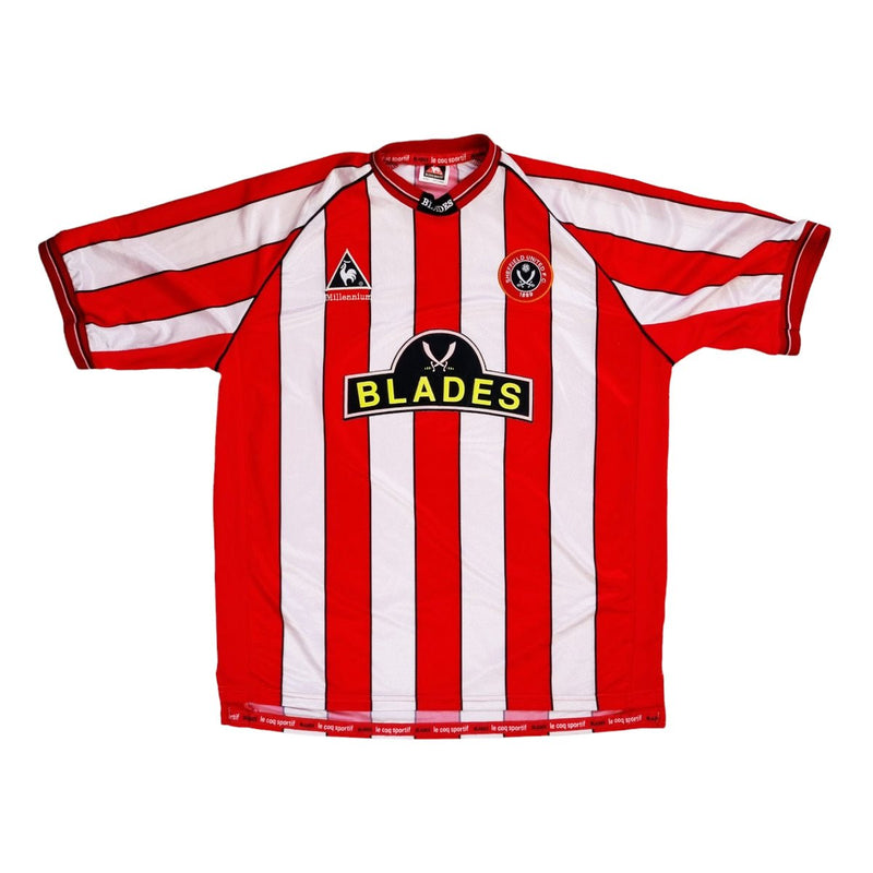 1999/00 Sheffield United Home Football Shirt (L) Le Coq Sportif - Football Finery - FF202595