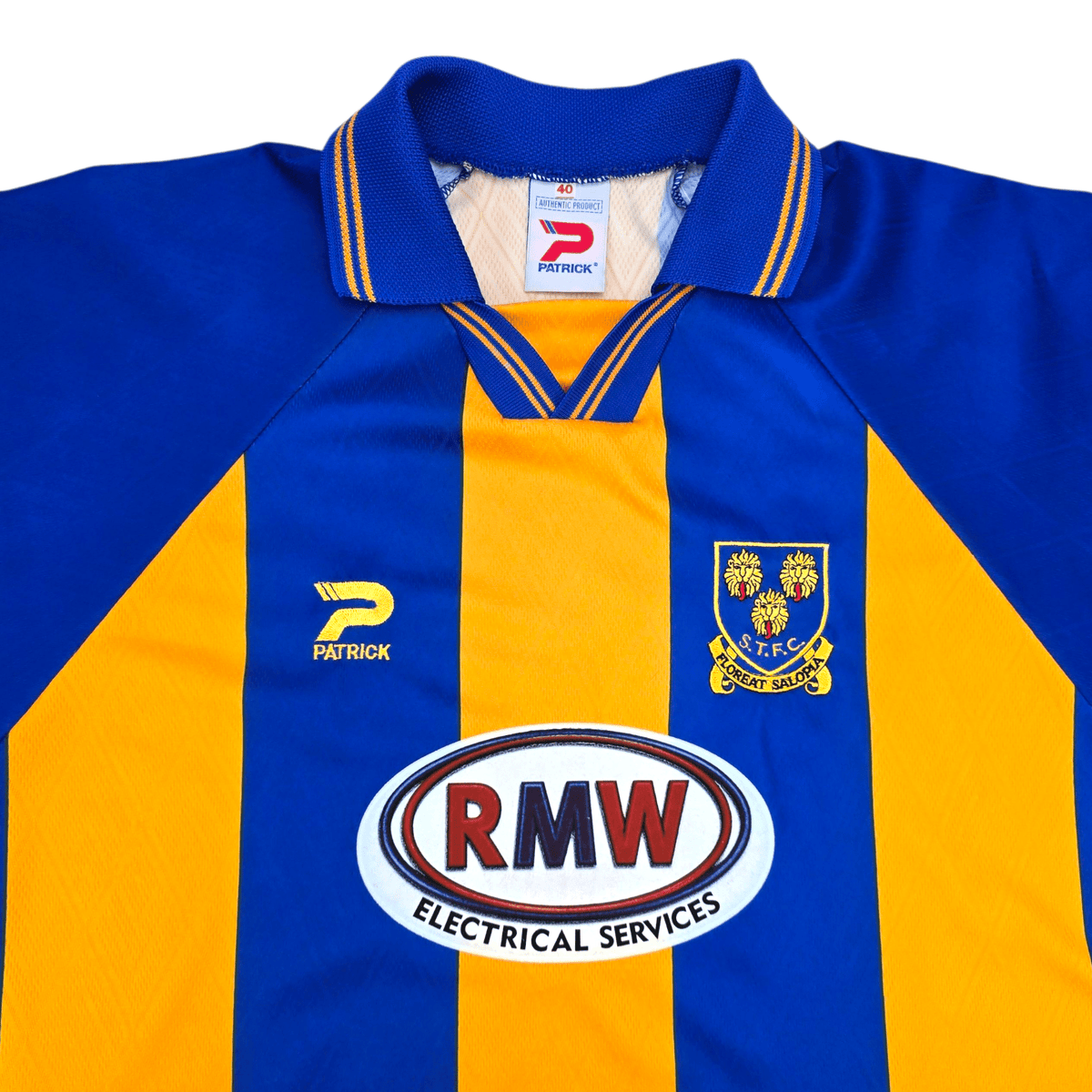 1999/00 Shrewsbury Town Home Football Shirt (L) Patrick - Football Finery - FF302517