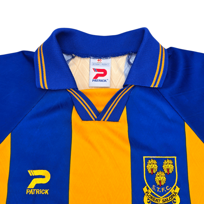 1999/00 Shrewsbury Town Home Football Shirt (L) Patrick - Football Finery - FF302517