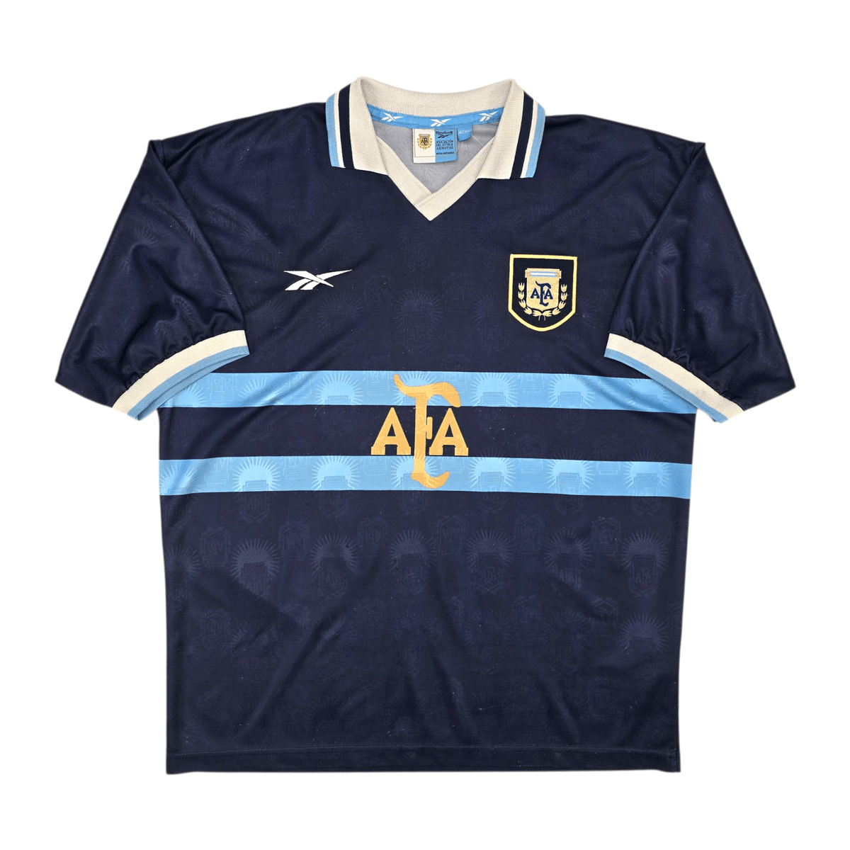 1999/01 Argentina Away Football Shirt (XL) Reebok - Football Finery - FF301488