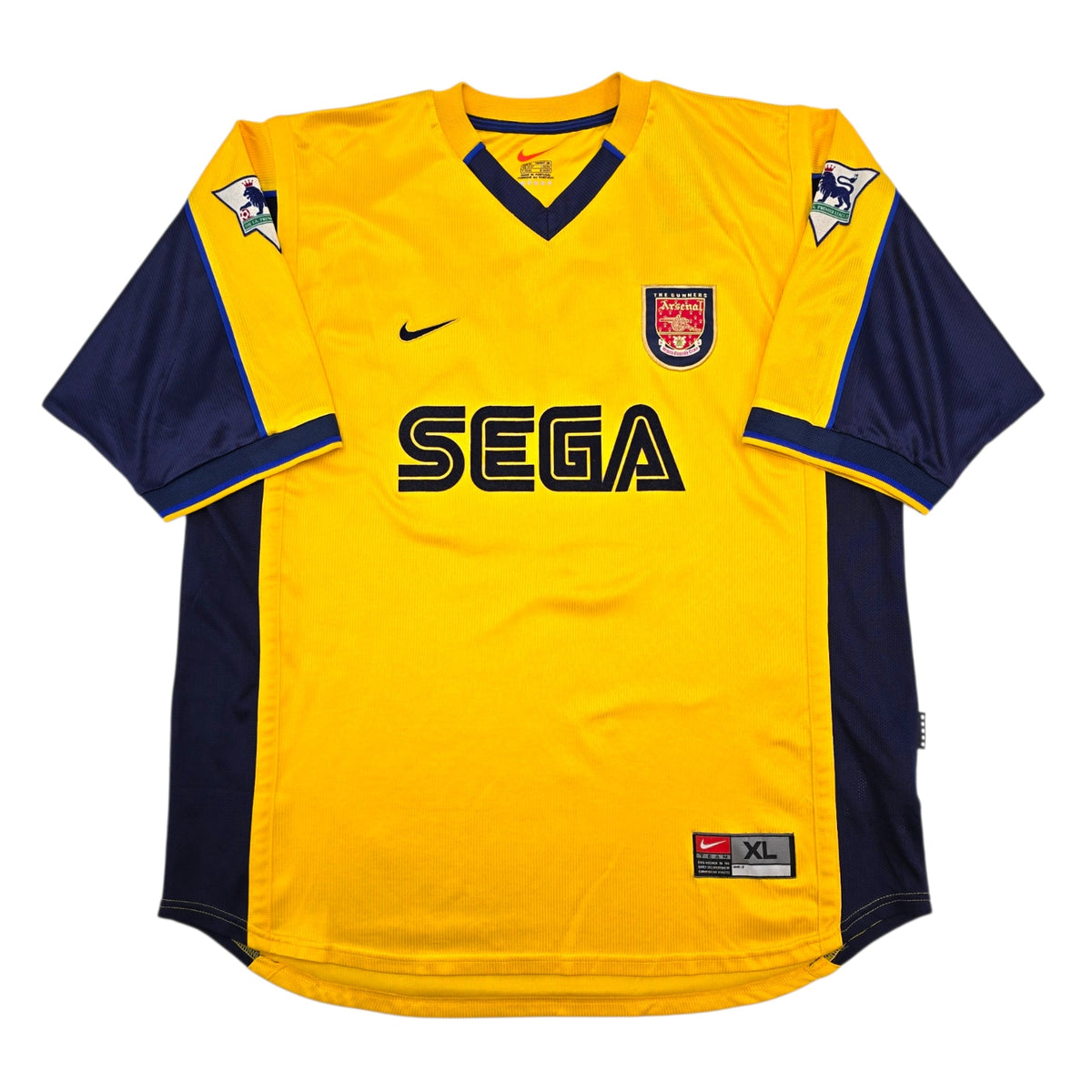 1999/01 Arsenal Away Football Shirt (XL) Nike 25 Kanu - Football Finery - FF306894