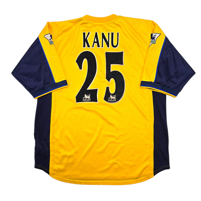 1999/01 Arsenal Away Football Shirt (XL) Nike 25 Kanu - Football Finery - FF306894