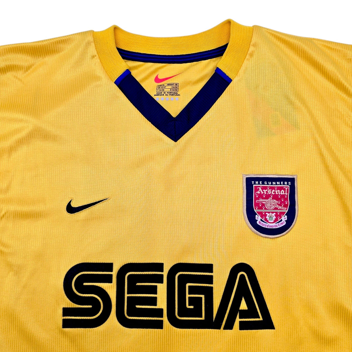 1999/01 Arsenal Away Football Shirt (XL) Nike 25 Kanu - Football Finery - FF306894