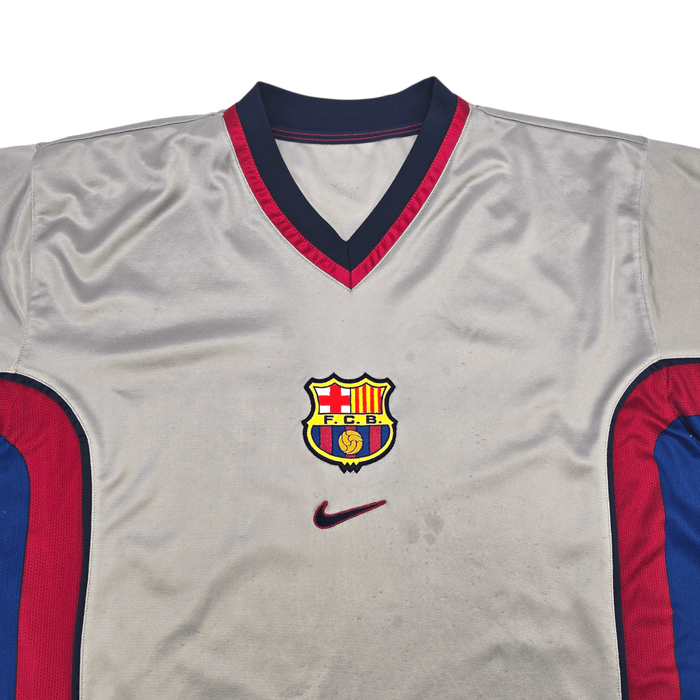 1999/01 Barcelona Away Football Shirt (XL) Nike - Football Finery - FF302979