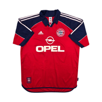 1999/01 Bayern Munich Home Football Shirt (L) Adidas 11 Effenberg - Football Finery - FF303640