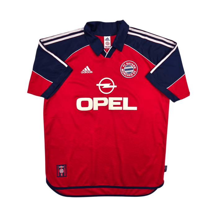 1999/01 Bayern Munich Home Football Shirt (L) Adidas 11 Effenberg - Football Finery - FF303640