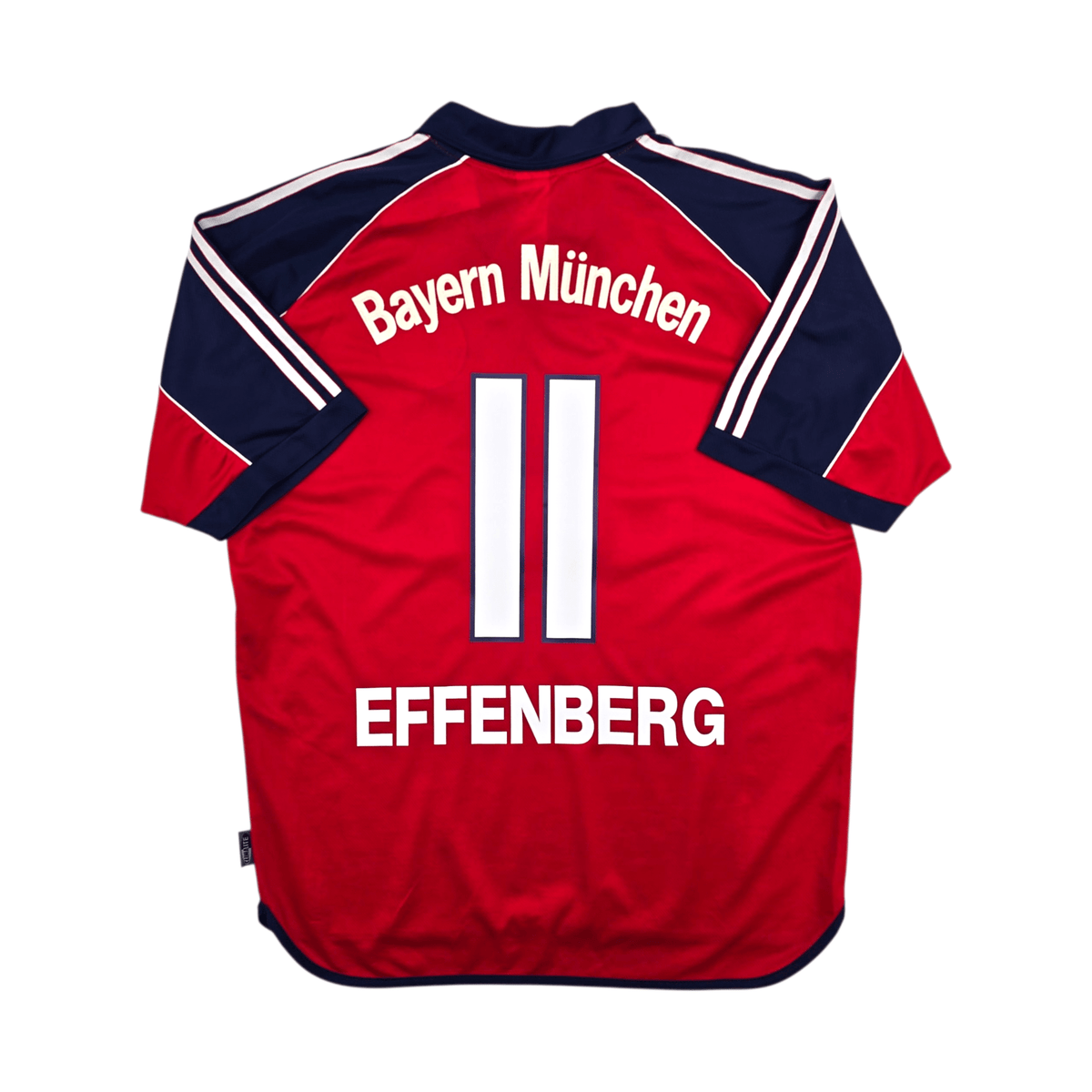 1999/01 Bayern Munich Home Football Shirt (L) Adidas 11 Effenberg - Football Finery - FF303640