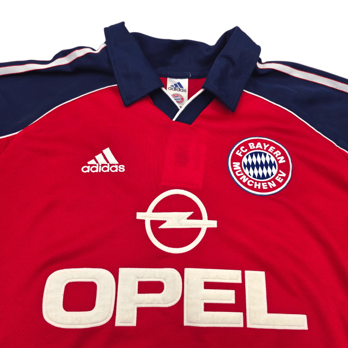 1999/01 Bayern Munich Home Football Shirt (L) Adidas 11 Effenberg - Football Finery - FF303640