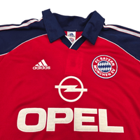 1999/01 Bayern Munich Home Football Shirt (L) Adidas 11 Effenberg - Football Finery - FF303640