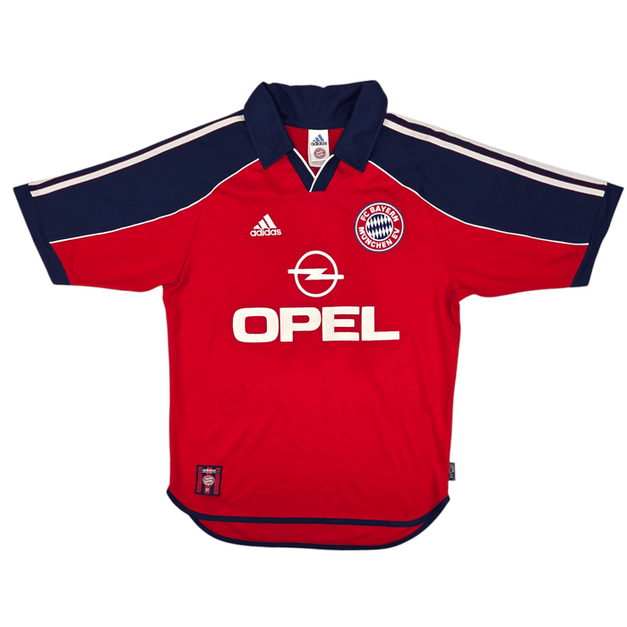 1999/01 Bayern Munich Home Football Shirt (S) Adidas #10 Matthaus - Football Finery - FF300075