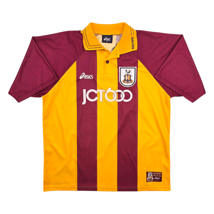 1999/01 Bradford City Home Football Shirt (XL) Asics - Football Finery - FF303404