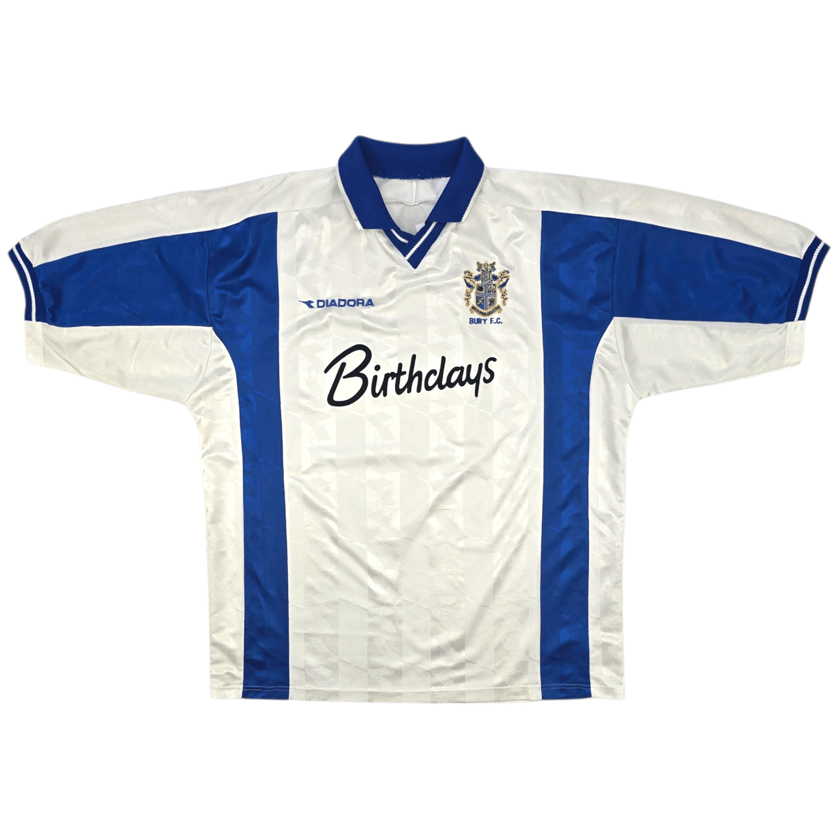1999/01 Bury FC Home Football Shirt (L) Diadora - Football Finery - FF301322
