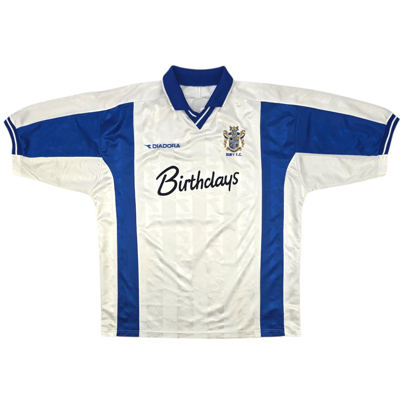 1999/01 Bury FC Home Football Shirt (L) Diadora - Football Finery - FF301322