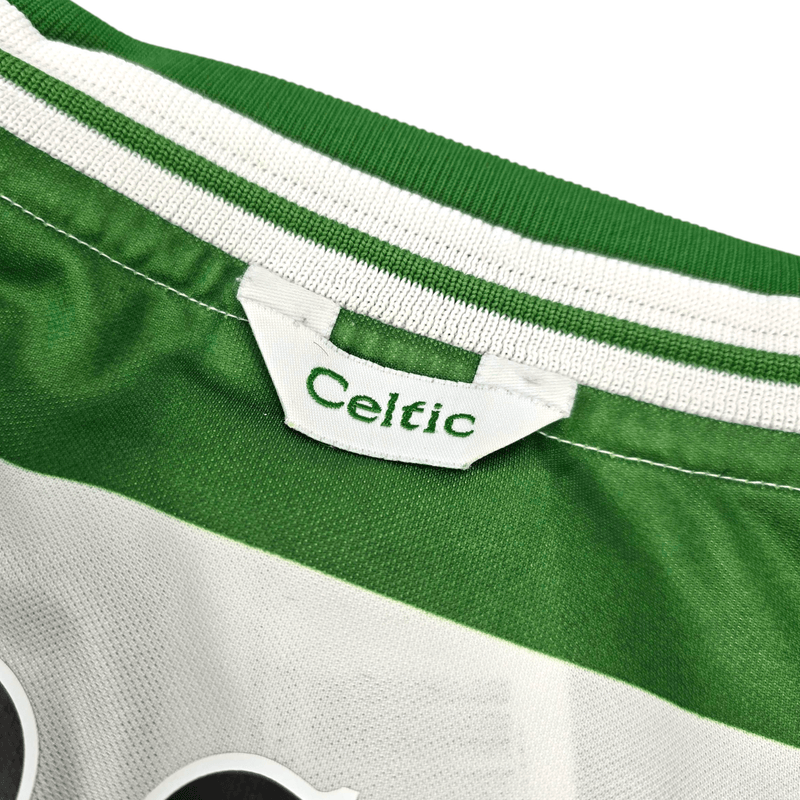 1999/01 Celtic Home Football Shirt (2XL) Umbro 7 Larsson - Football Finery - FF301861