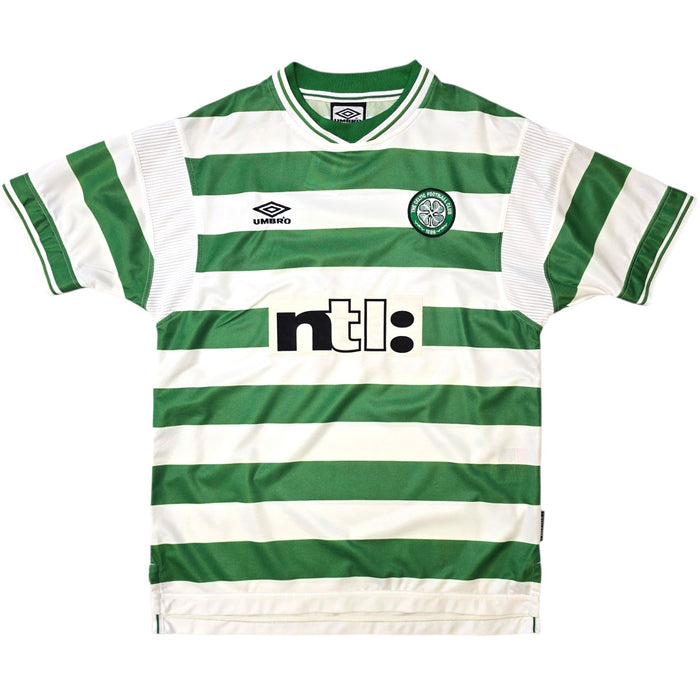 1999/01 Celtic Home Football Shirt (L) Umbro - Football Finery - FF307640