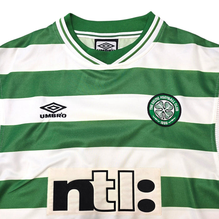 1999/01 Celtic Home Football Shirt (L) Umbro - Football Finery - FF307640