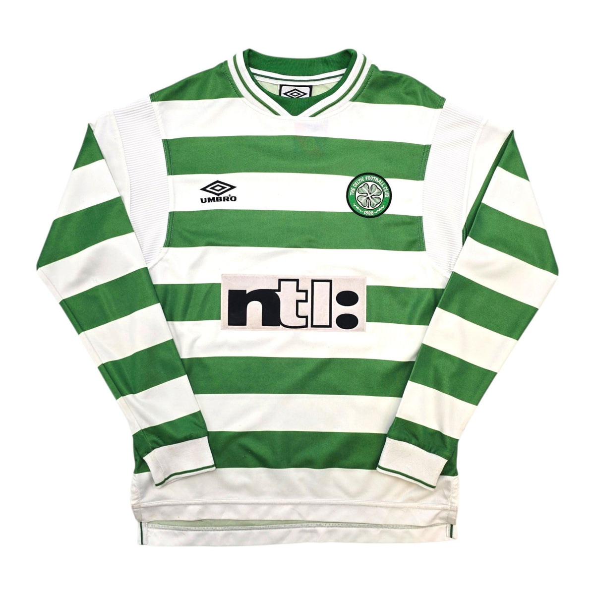 1999/01 Celtic Home Football Shirt (S) Umbro - Football Finery - FF306823