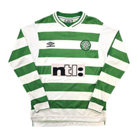 1999/01 Celtic Home Football Shirt (S) Umbro - Football Finery - FF306823