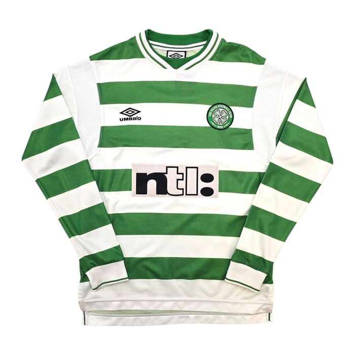 1999/01 Celtic Home Football Shirt (S) Umbro - Football Finery - FF306823