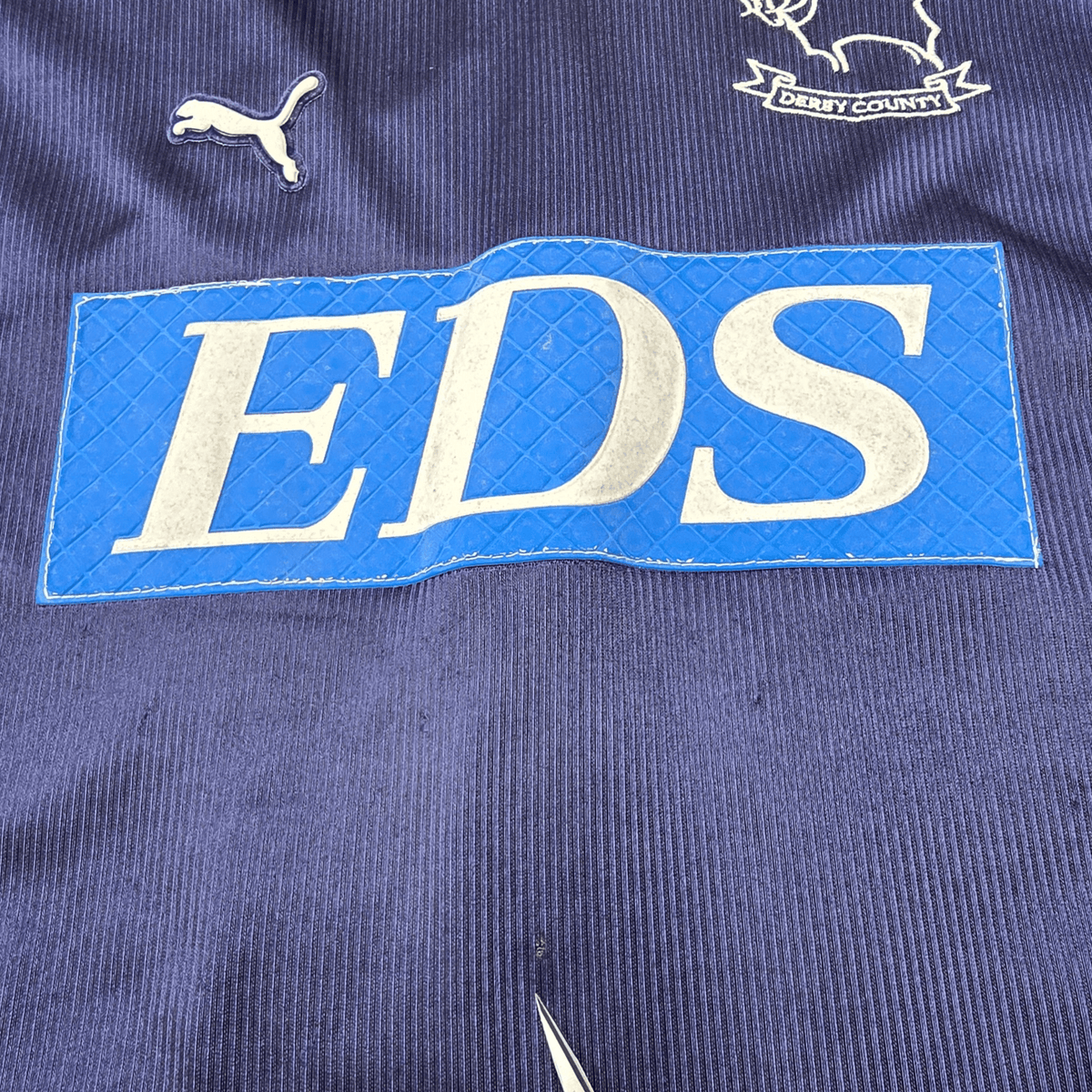 1999/01 Derby County Away Football Shirt (S) Puma 10 Kinkladze - Football Finery - FF304656