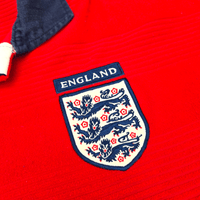 1999/01 England Away Football Shirt (L) Umbro 7 Beckham - Football Finery - FF301633