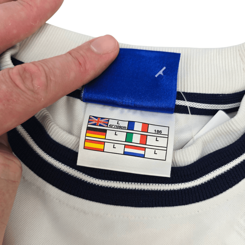 1999/01 England Home Football Shirt (L) Umbro 7 Beckham - Football Finery - FF300524