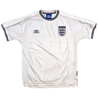 1999/01 England Home Football Shirt (M) Umbro - Football Finery - FF304818