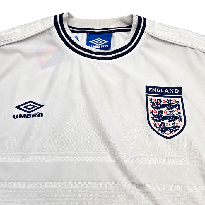 1999/01 England Home Football Shirt (M) Umbro - Football Finery - FF304818
