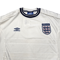 1999/01 England Home Football Shirt (M) Umbro - Football Finery - FF304820