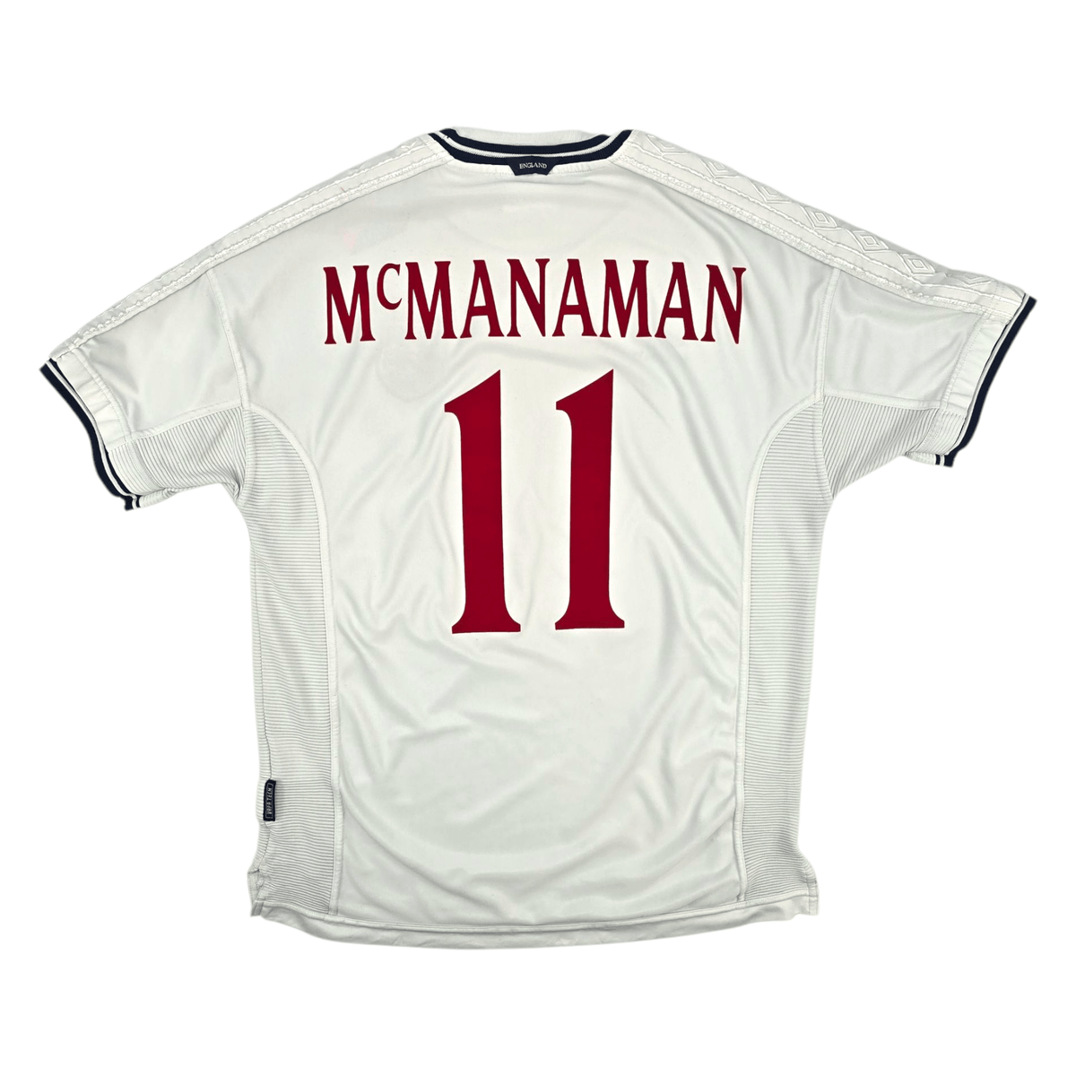 1999/01 England Home Football Shirt (XL) Umbro 11 McManaman - Football Finery - FF300674