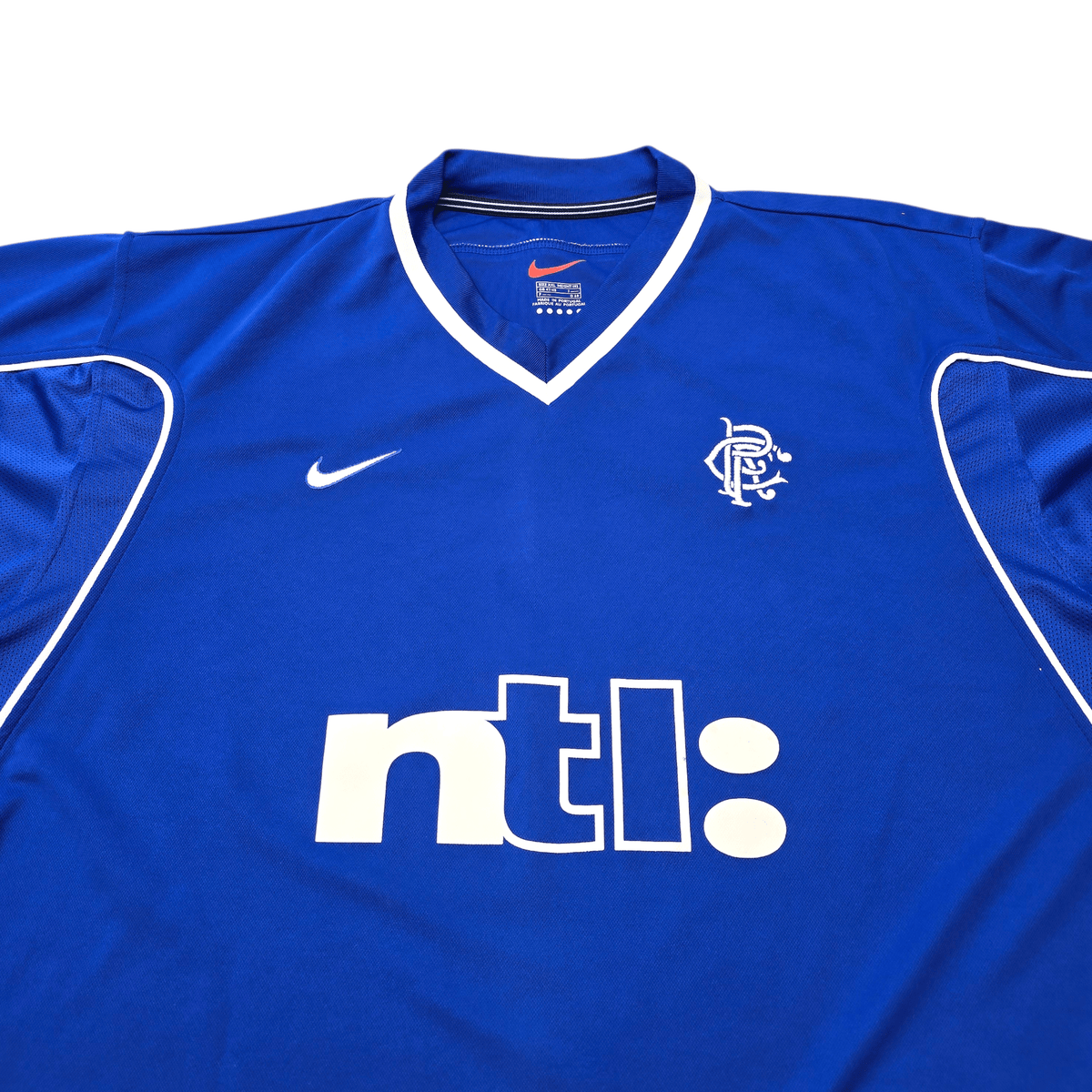 1999/01 Glasgow Rangers Home Football Shirt (2XL) Nike - Football Finery - FF301306
