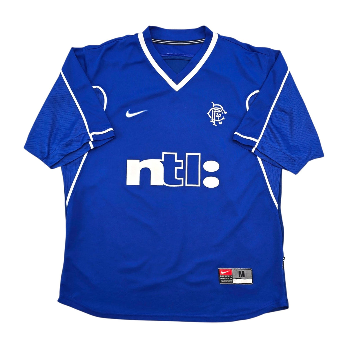 1999/01 Glasgow Rangers Home Football Shirt (M) Nike - Football Finery - FF308053