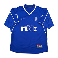 1999/01 Glasgow Rangers Home Football Shirt (M) Nike - Football Finery - FF308053