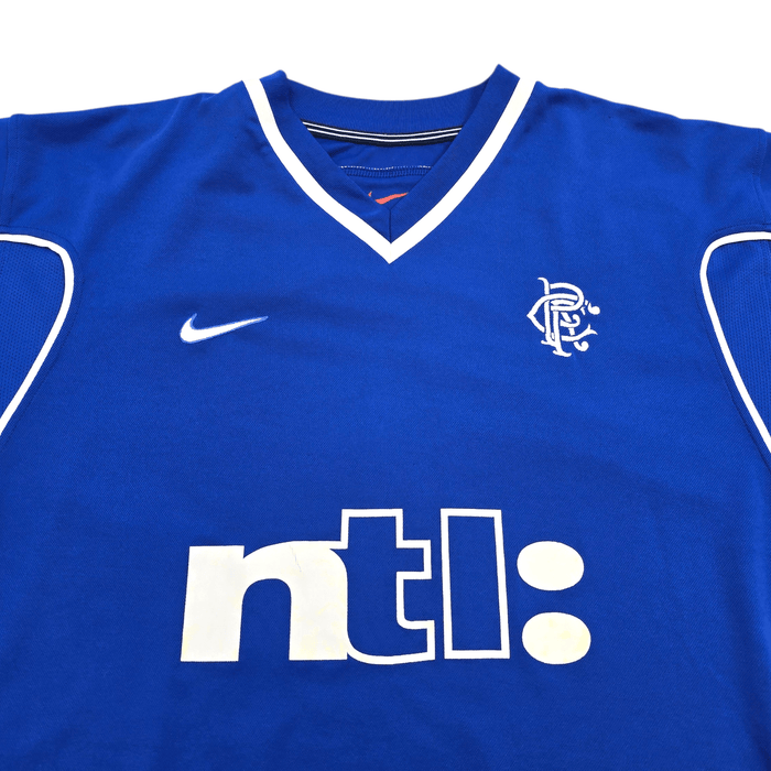 1999/01 Glasgow Rangers Home Football Shirt (XL) Nike - Football Finery - FF305506