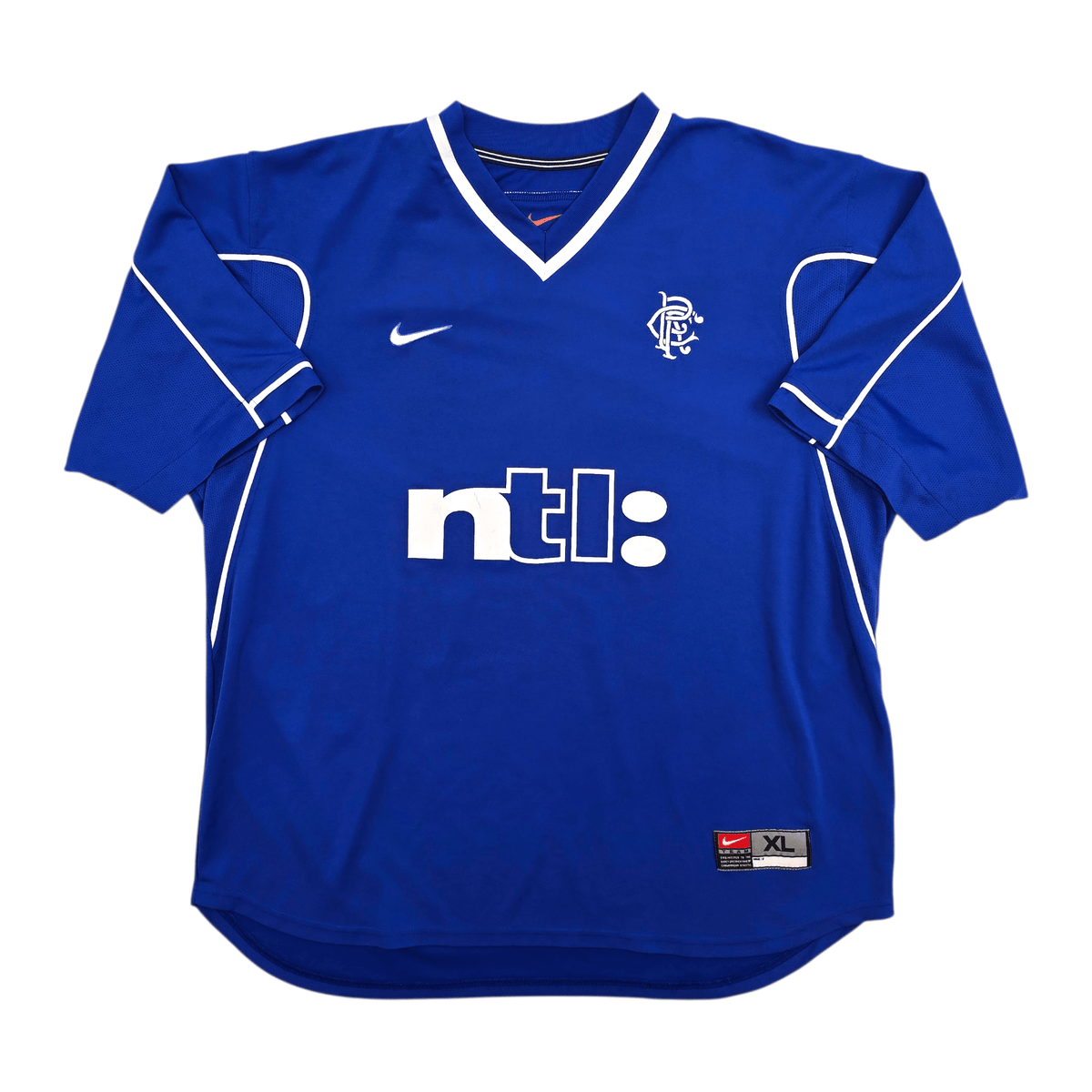 1999/01 Glasgow Rangers Home Football Shirt (XL) Nike - Football Finery - FF305506